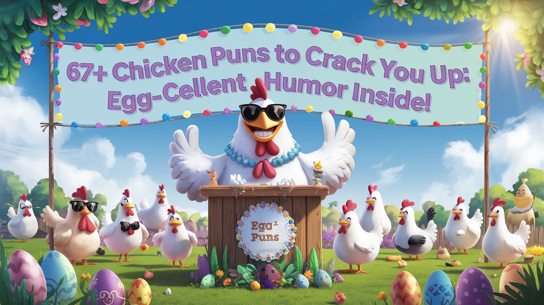 Featured image for 67+ Chicken Puns to Crack You Up: Egg-cellent Humor Inside!