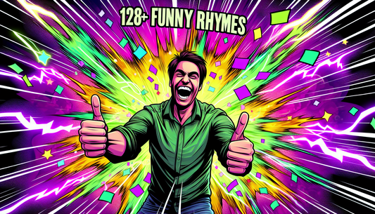 128+ Funny Rhymes - Viral meme style featured image