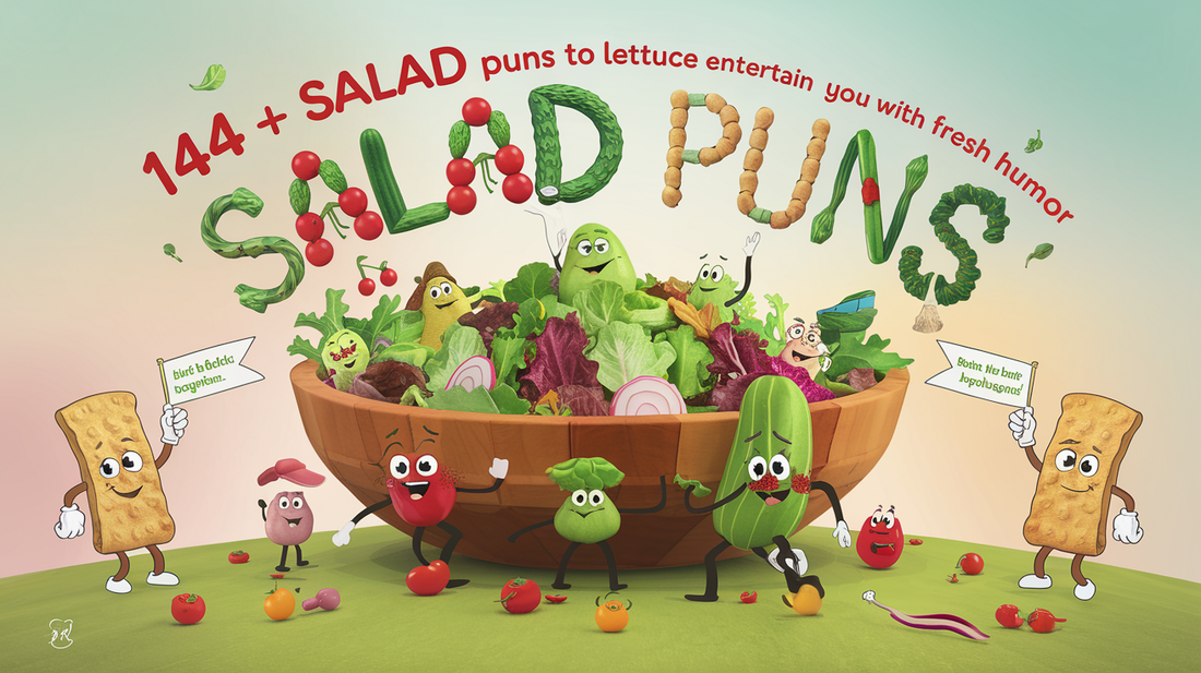 Featured image for 144+ Salad Puns to Lettuce Entertain You with Fresh Humor
