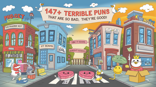 Featured image for 147+ Terrible Puns That Are So Bad, They're Good!