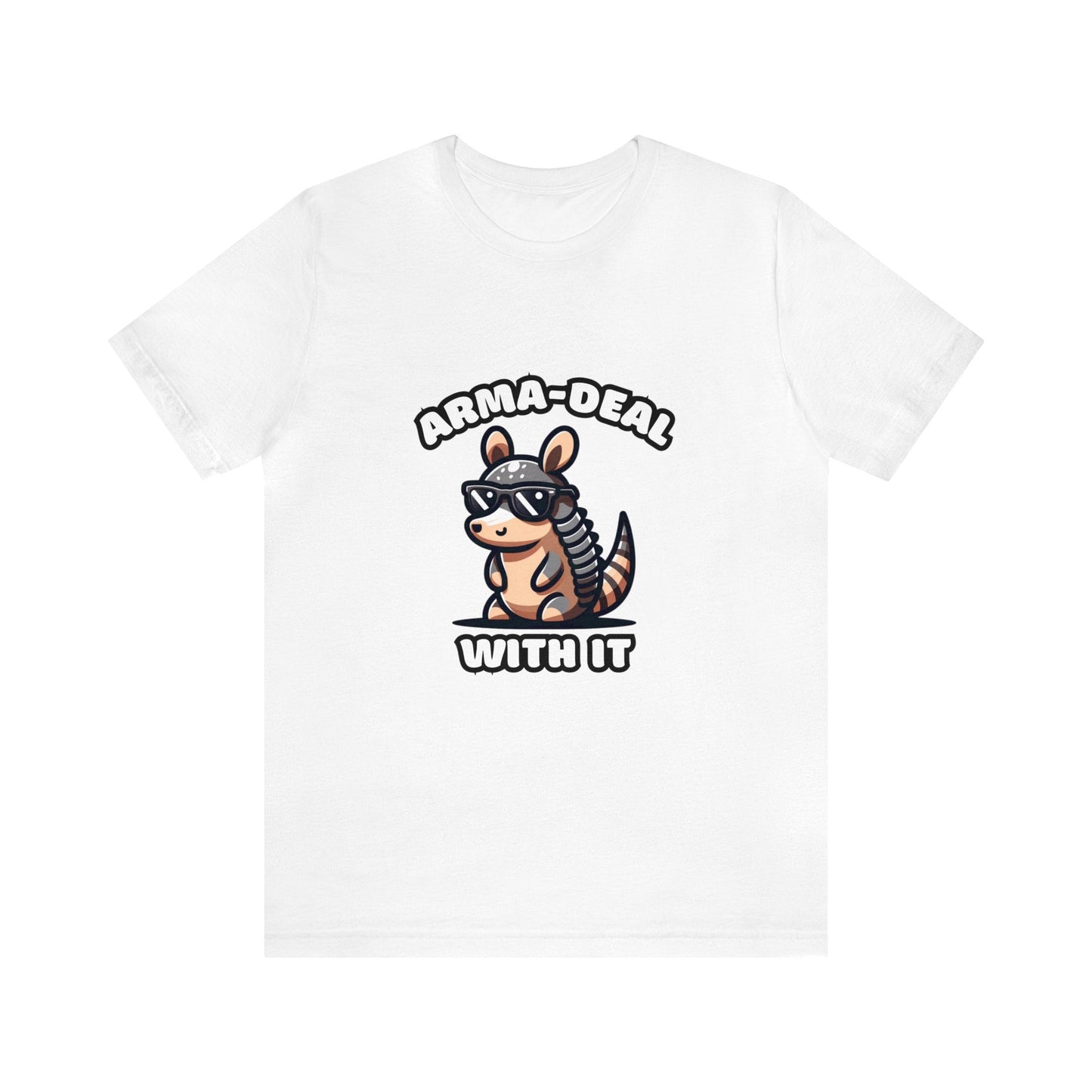 Arma-Deal With It - Armadillo T-shirt White / S
