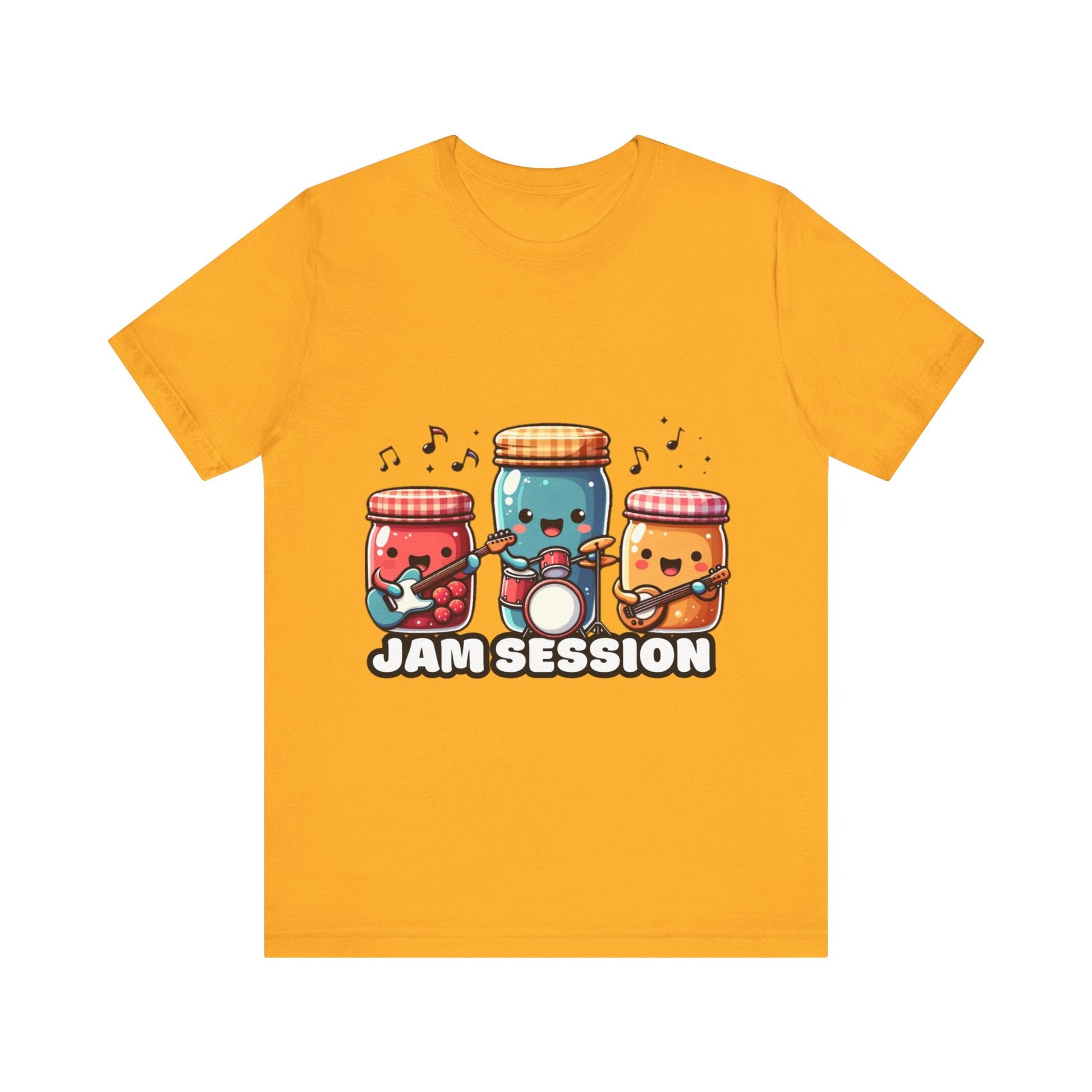 Musical Jam session - Jam T-shirt Gold / S