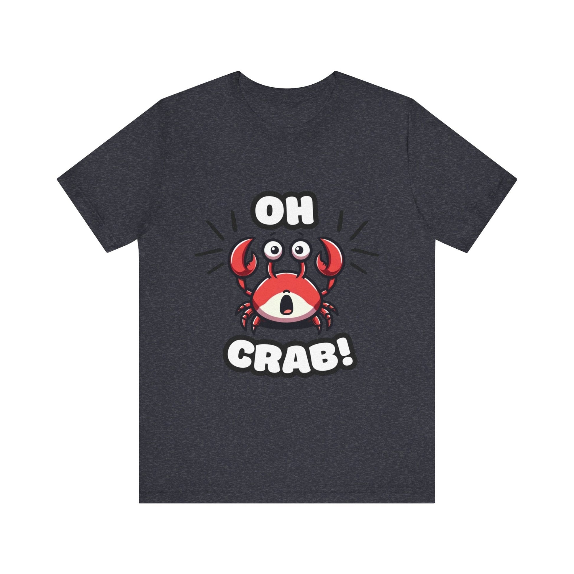 Oh Crab! - Crab T-shirt Heather Navy / S