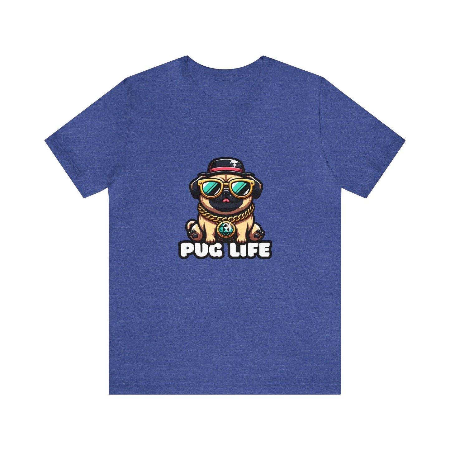 Pug Life - Pug T-shirt Blue / S