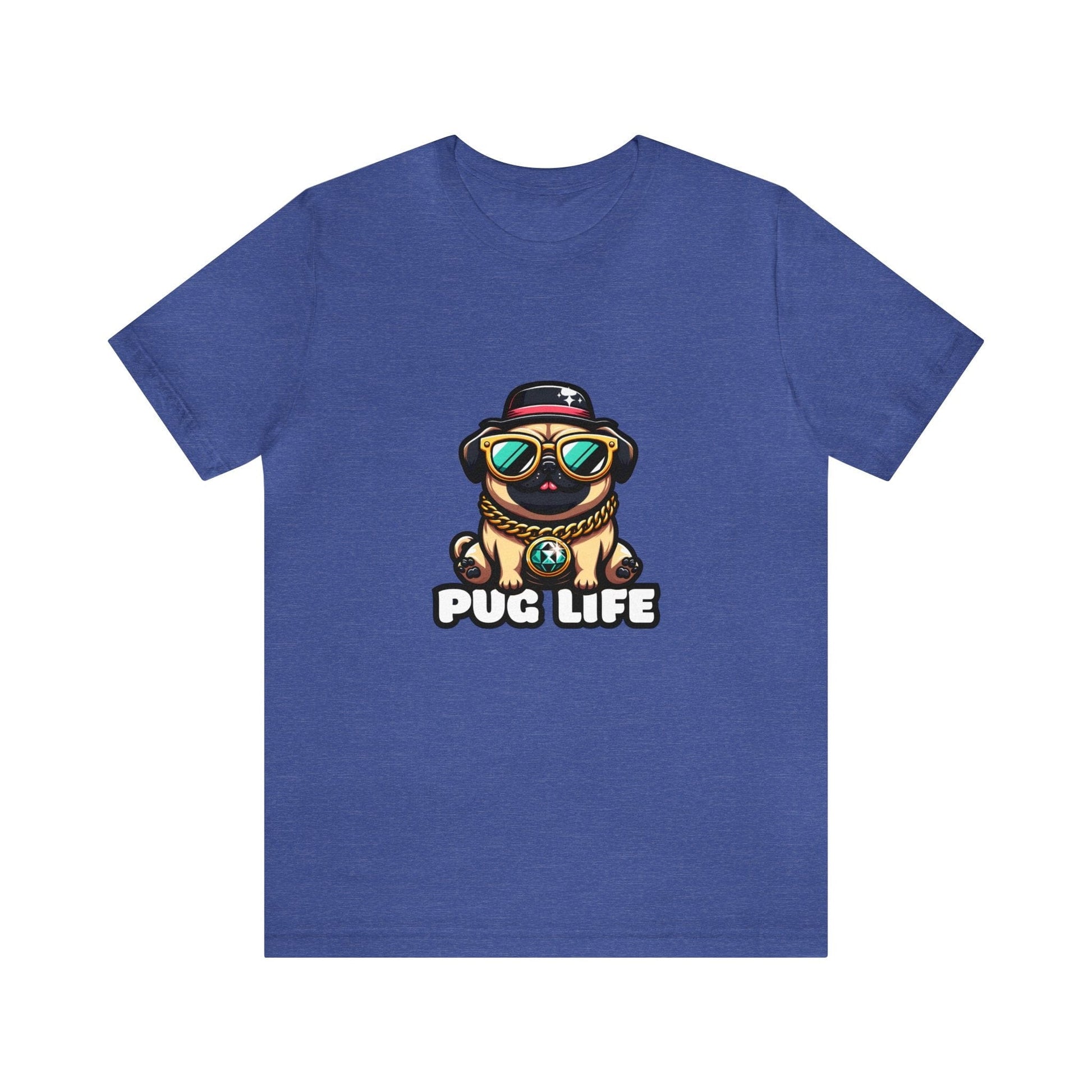 Pug Life - Pug T-shirt Blue / S