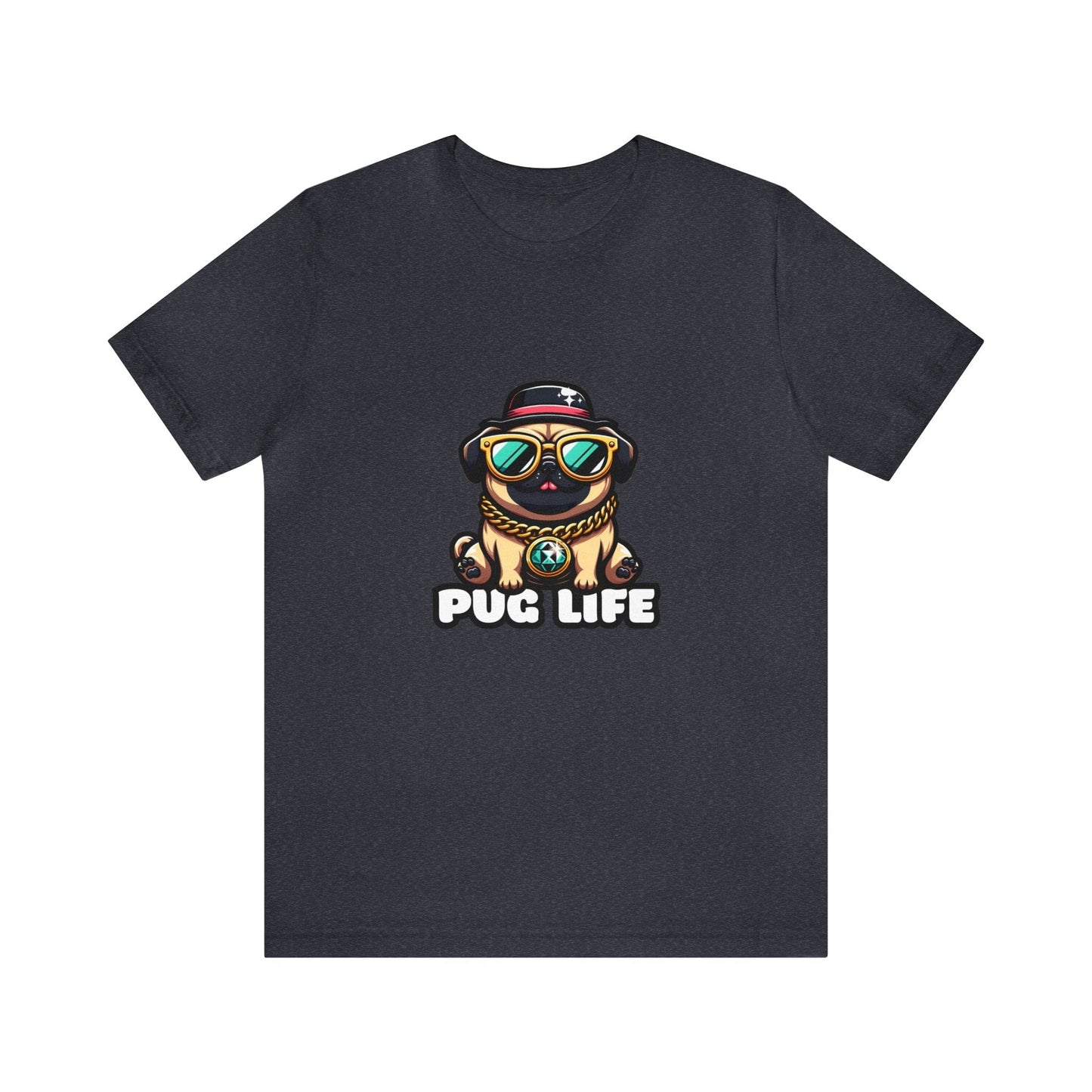 Pug Life - Pug T-shirt Navy / XS