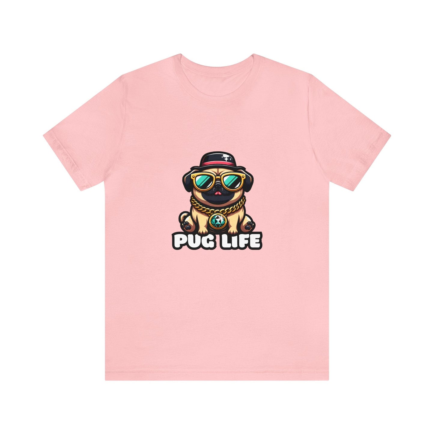 Pug Life - Pug T-shirt Pink / XS