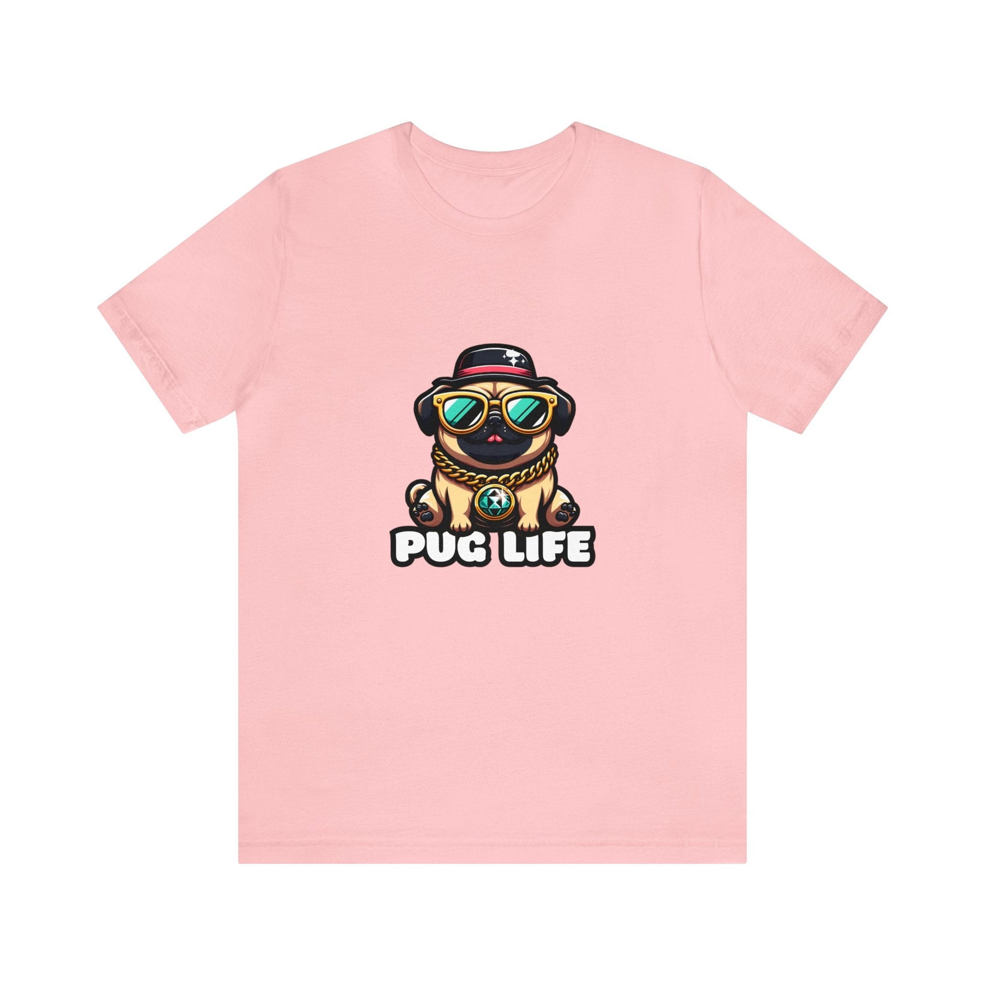 Pug Life - Pug T-shirt Pink / XS