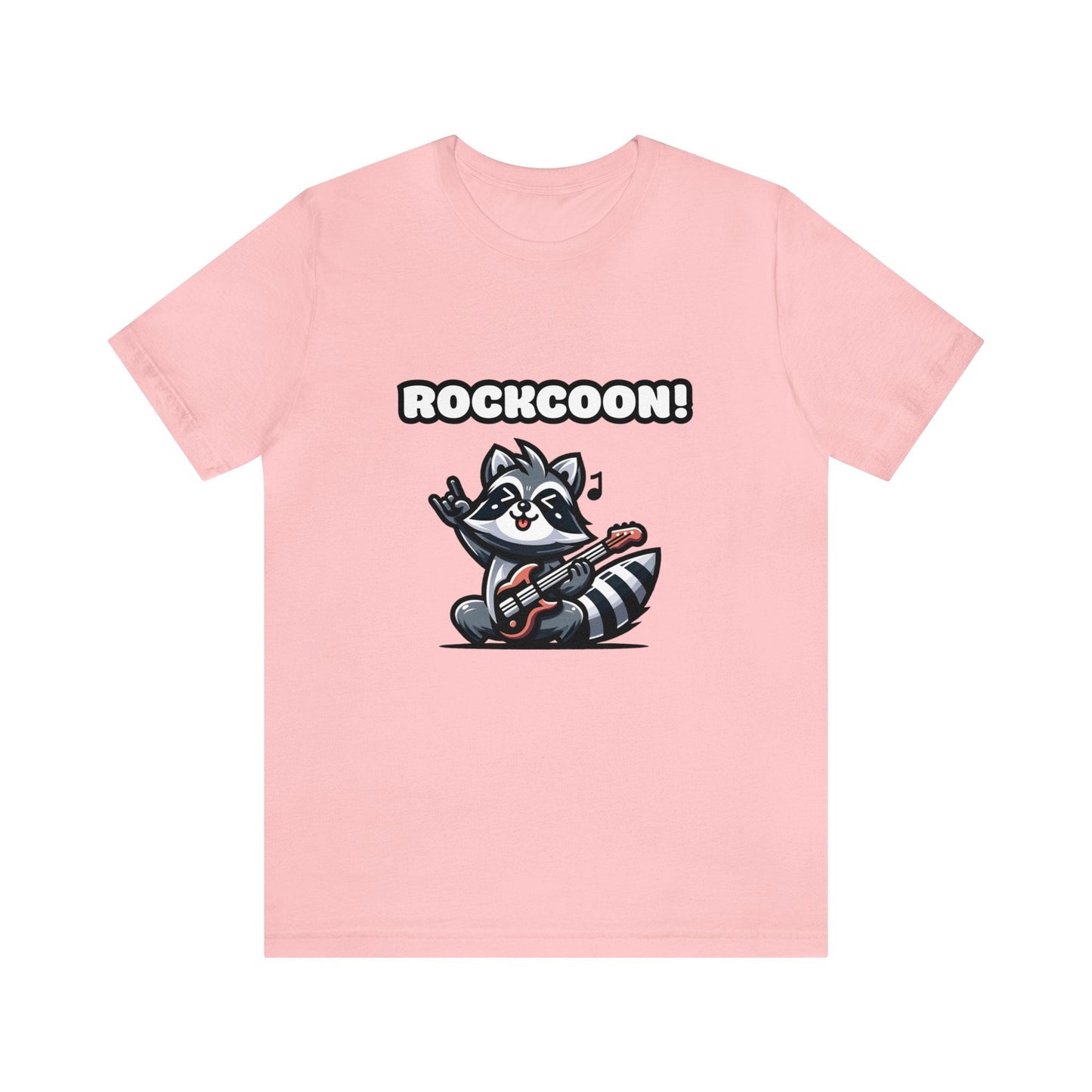 Rockcoon - Raccoon T-shirt Pink / XS