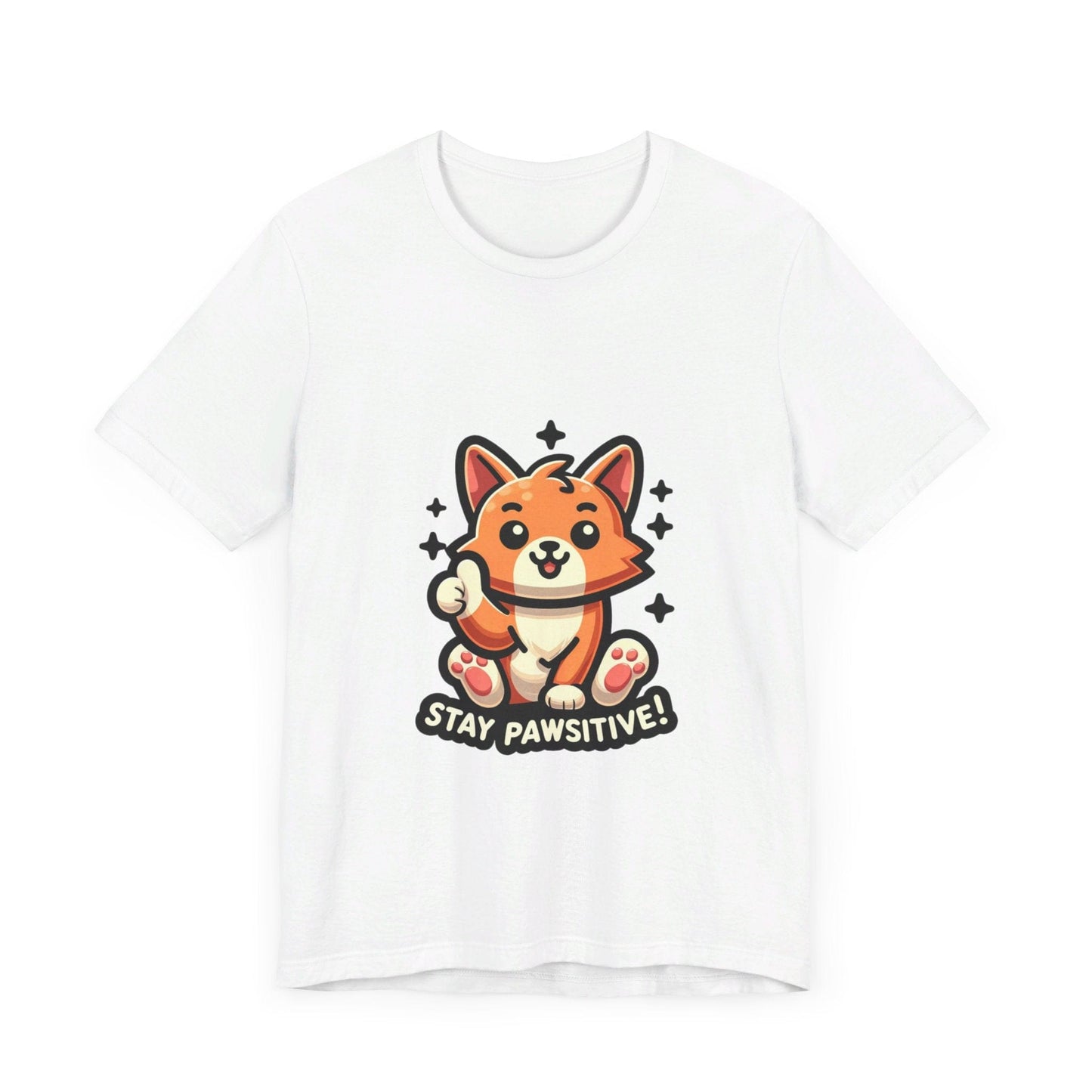 Stay Pawsitive - Cat T-shirt