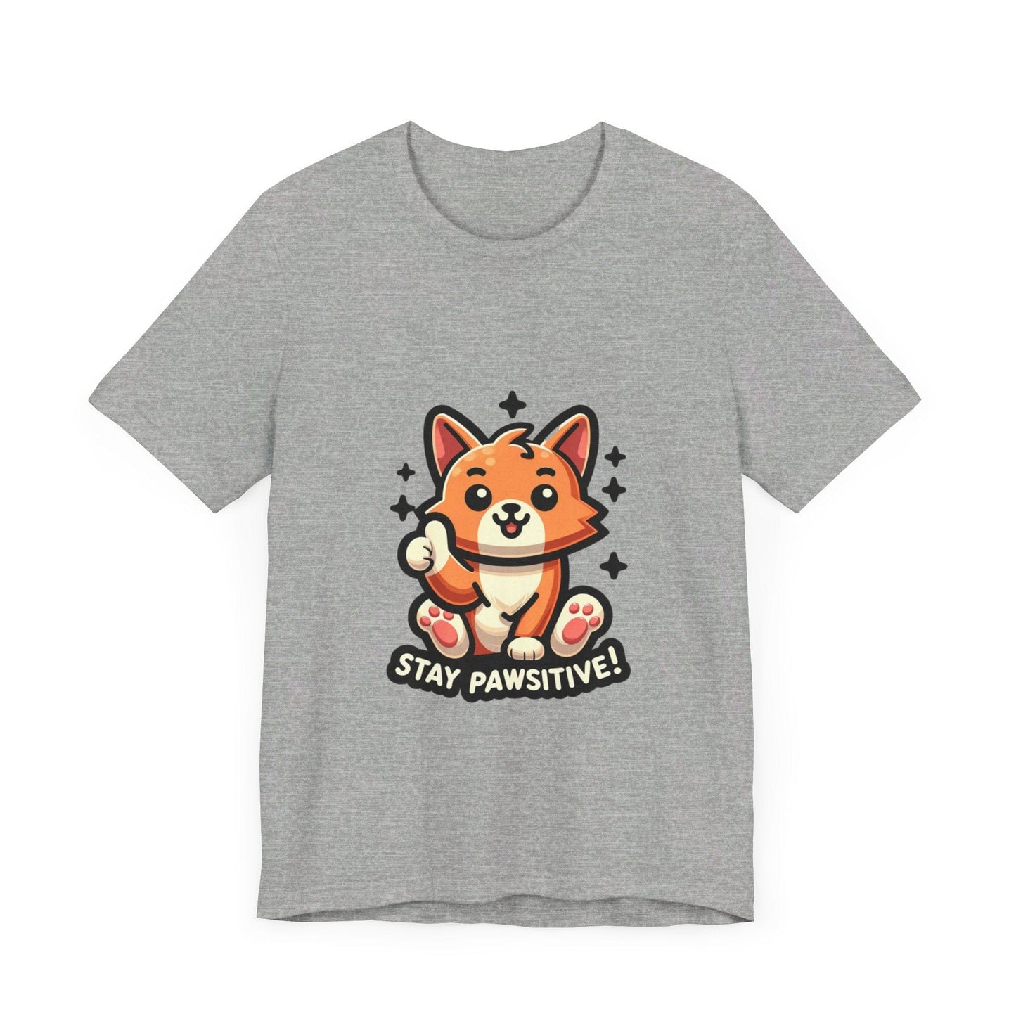 Stay Pawsitive - Cat T-shirt