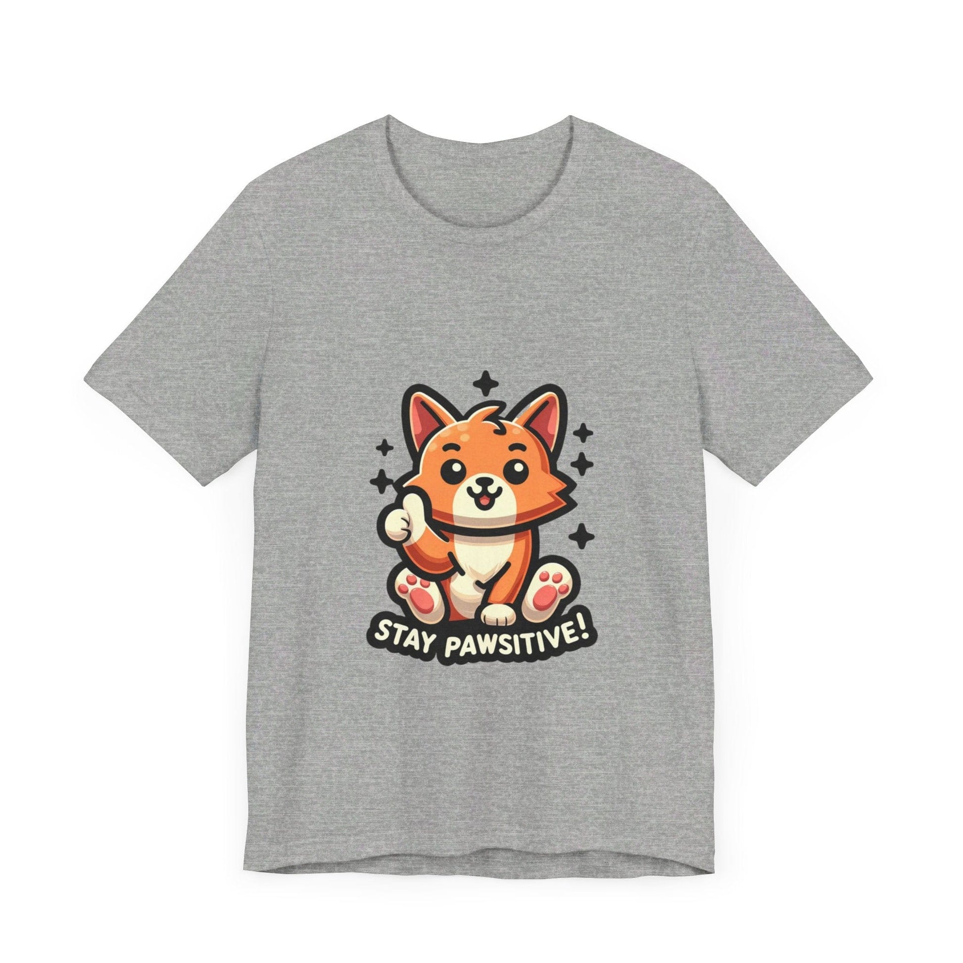 Stay Pawsitive - Cat T-shirt