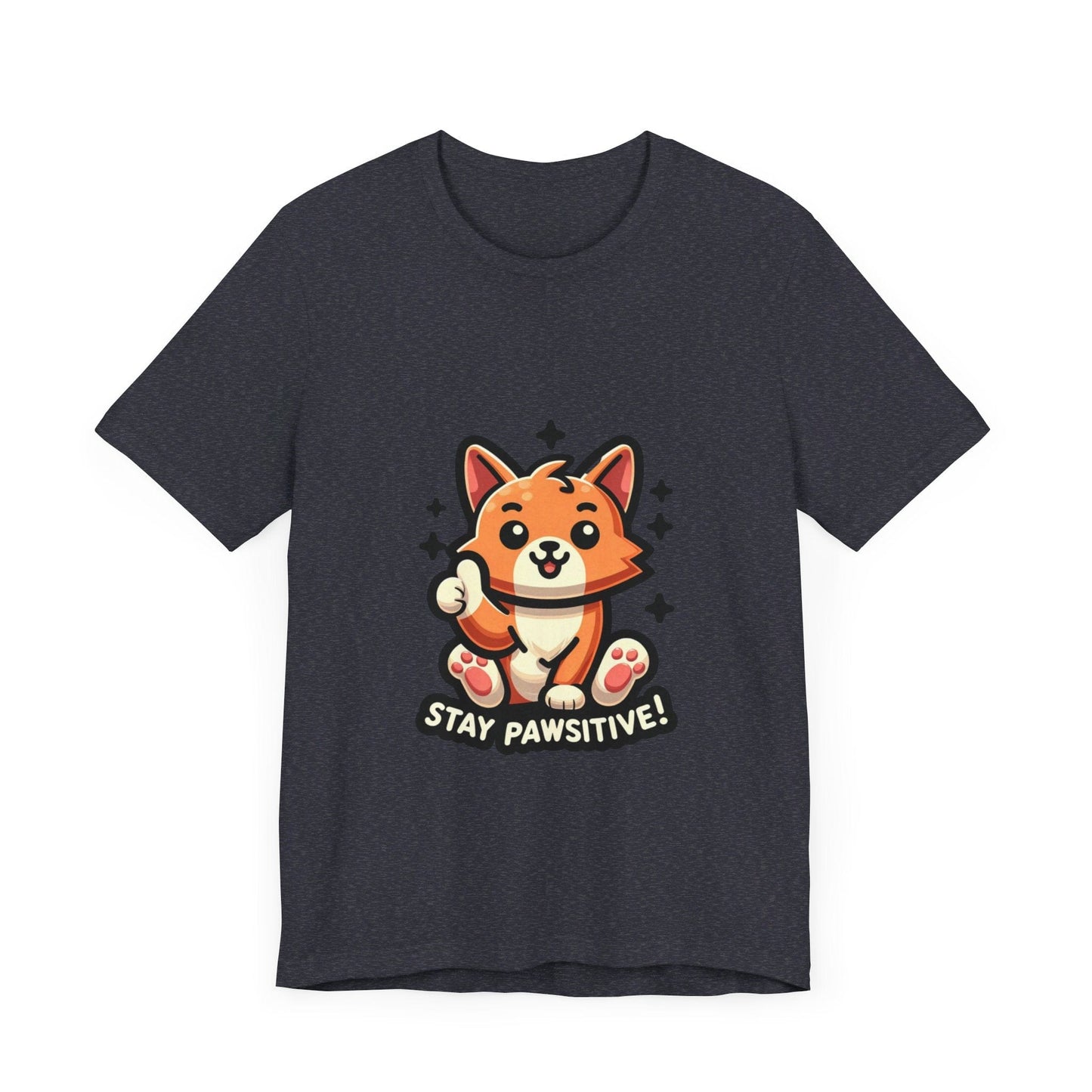 Stay Pawsitive - Cat T-shirt
