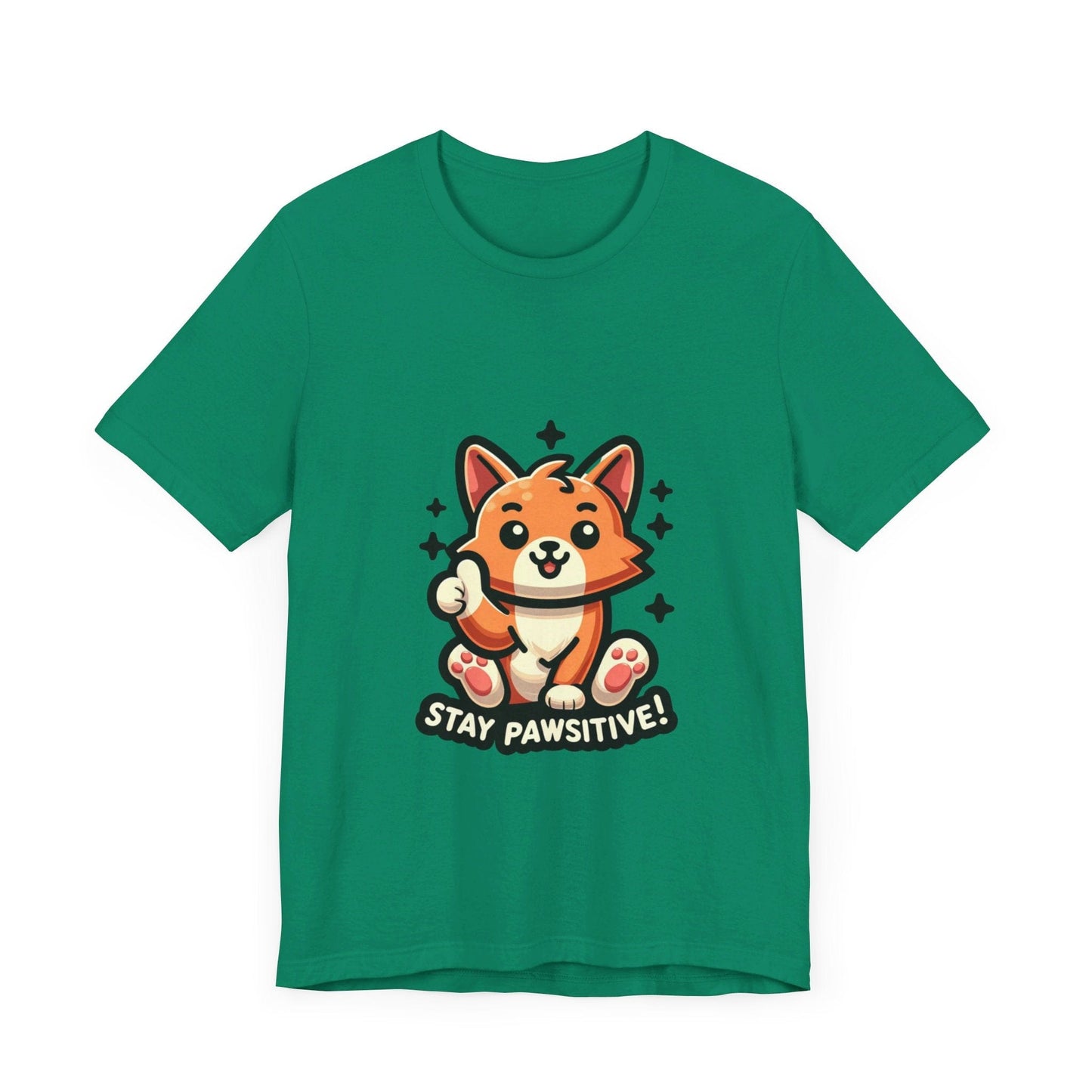 Stay Pawsitive - Cat T-shirt