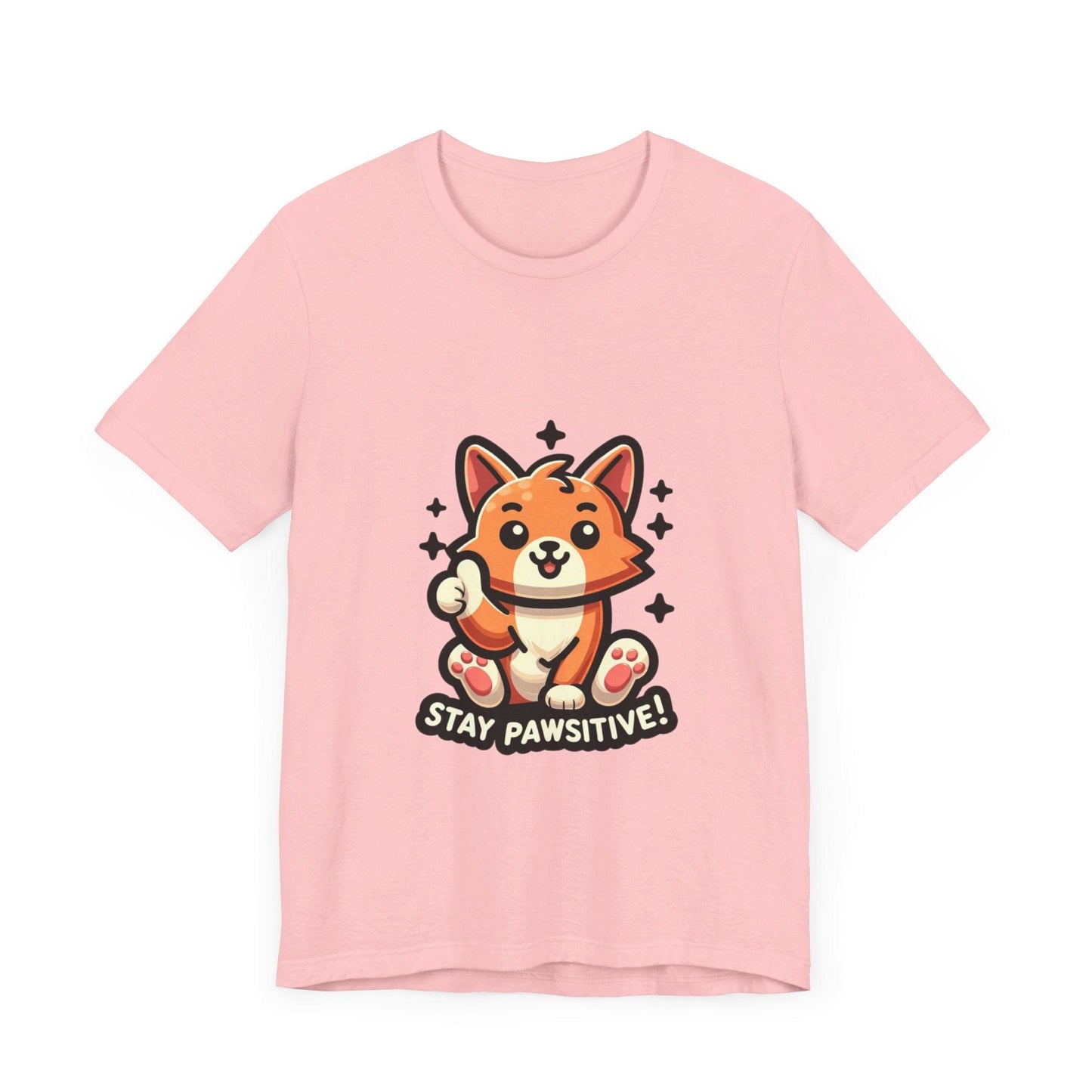 Stay Pawsitive - Cat T-shirt