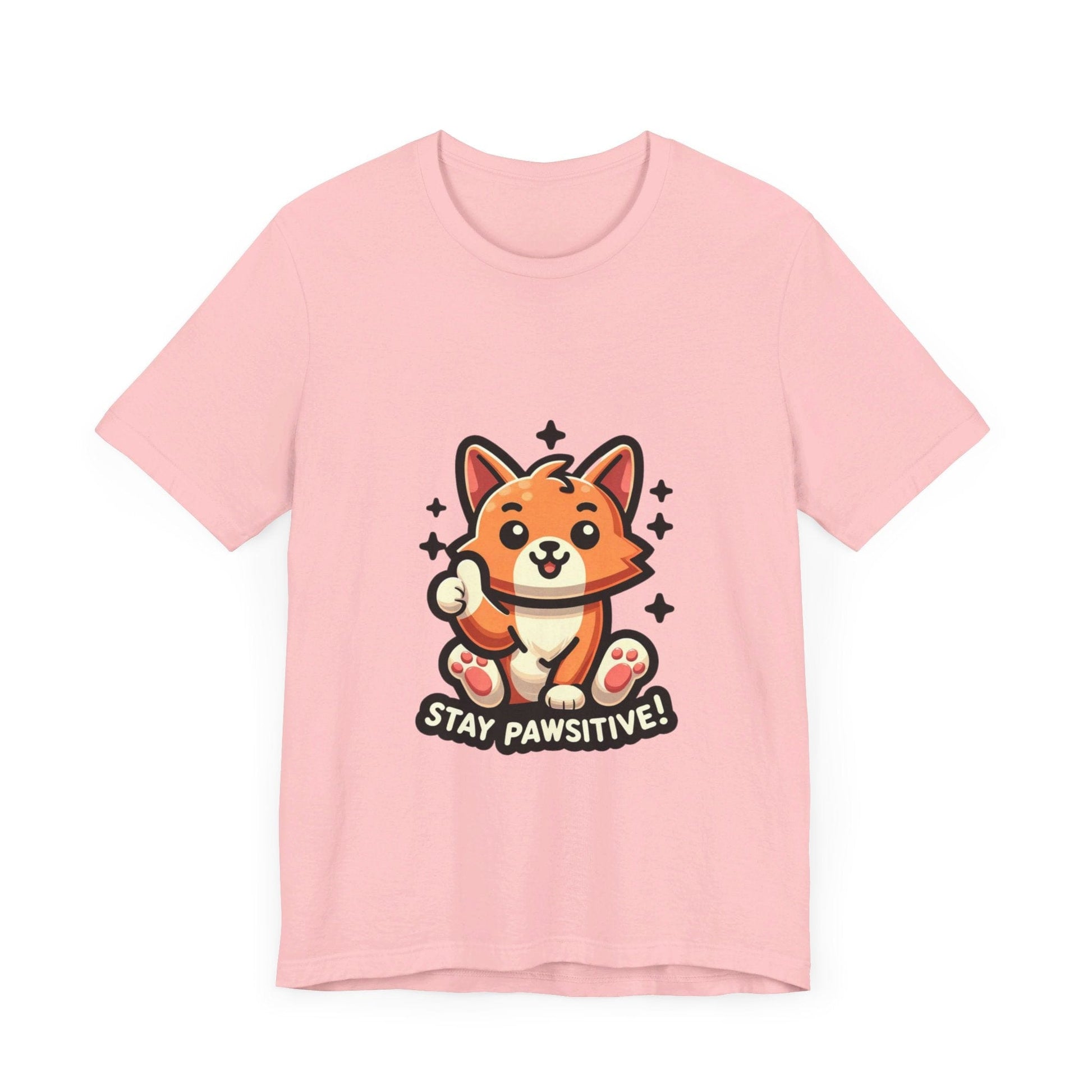 Stay Pawsitive - Cat T-shirt