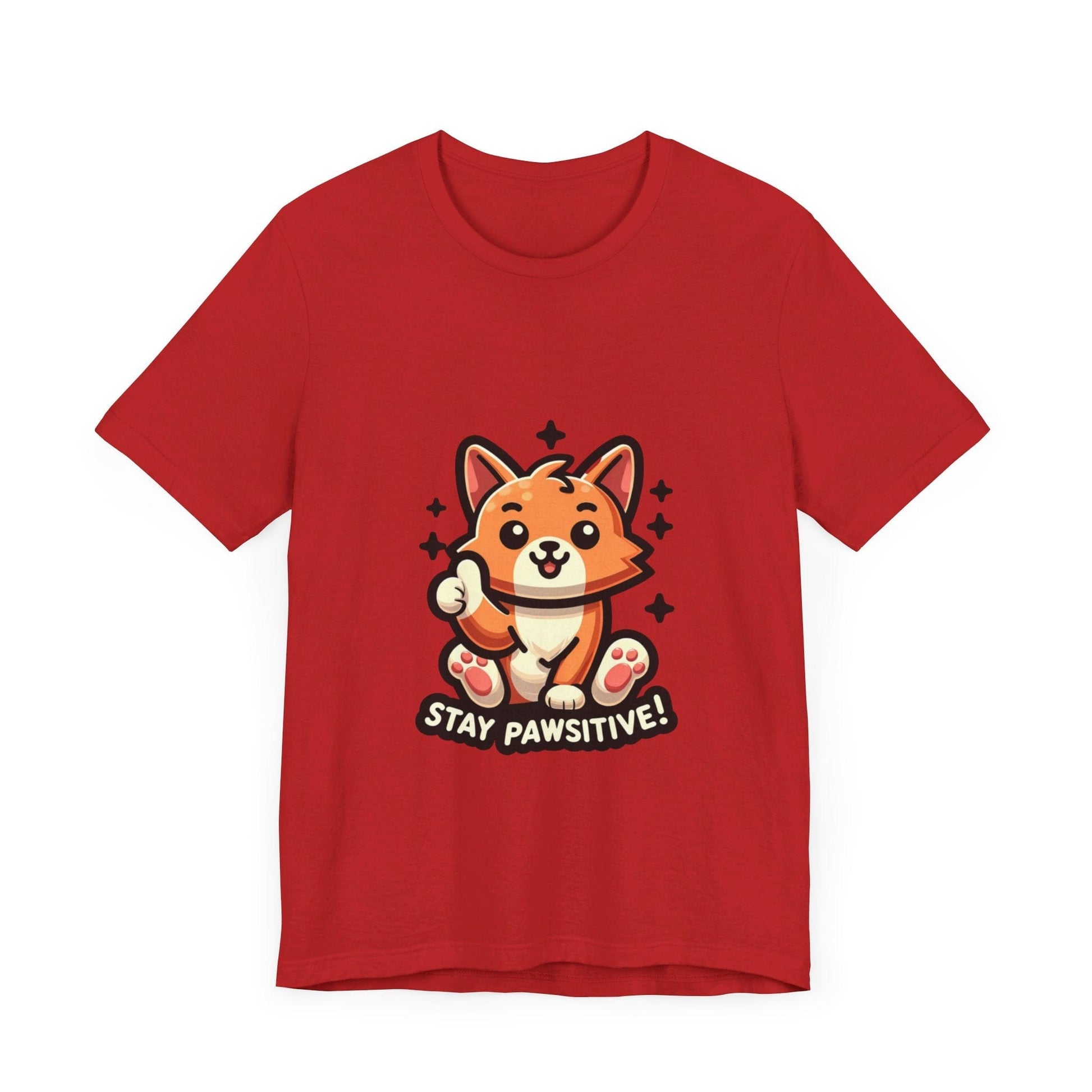 Stay Pawsitive - Cat T-shirt