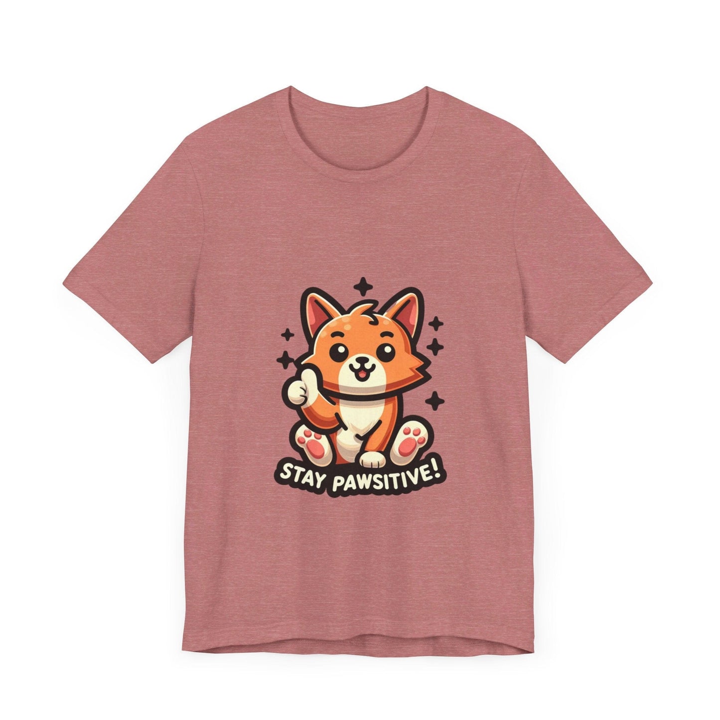 Stay Pawsitive - Cat T-shirt