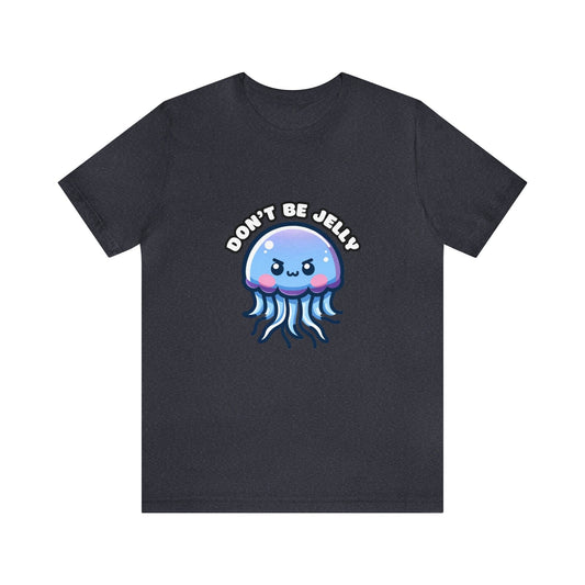 US - Don't Be Jelly - Jellyfish T-shirt Heather Navy / XS