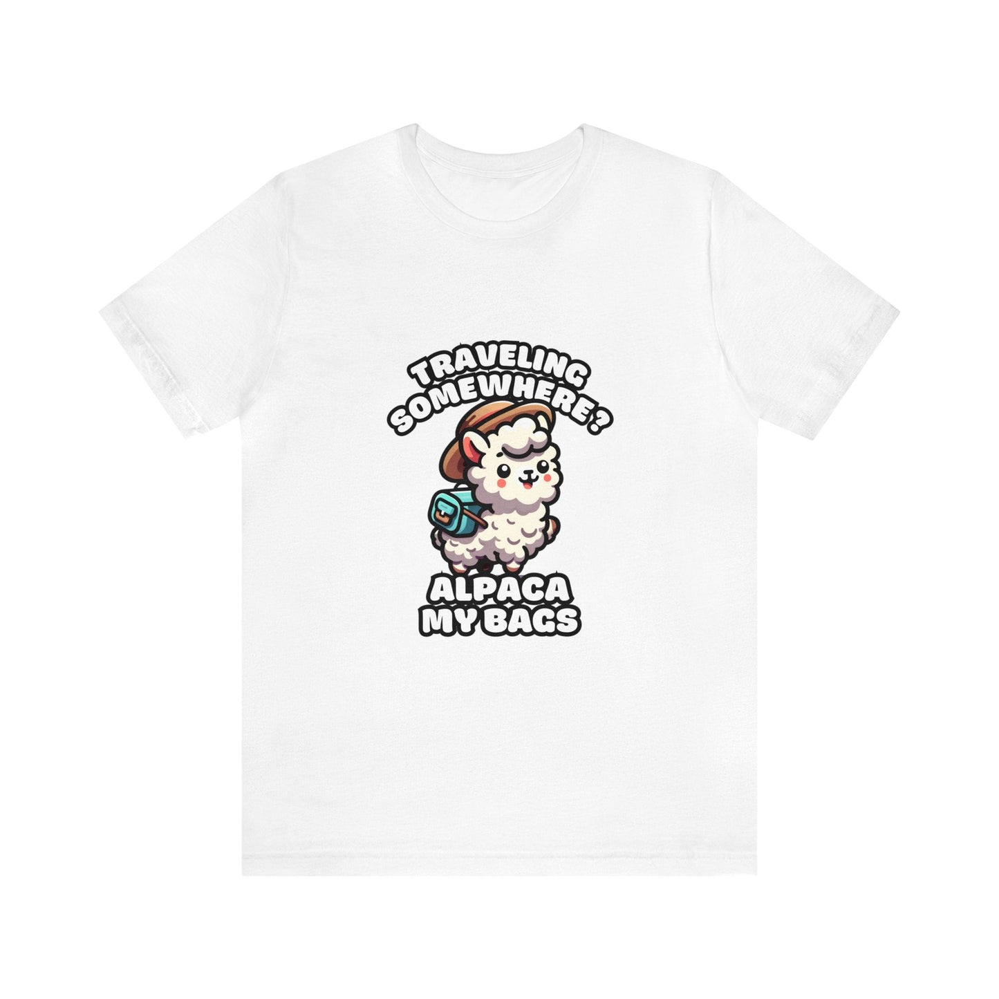 Traveling Somewhere? Alpaca My Bags - Alpaca T-shirt White / S