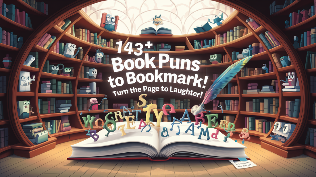 Featured image for 143+ Book Puns to Bookmark: Turn the Page to Laughter!