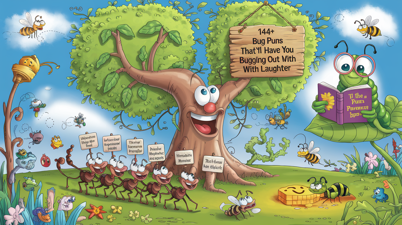 144+ Bug Puns That'll Have You Bugging Out with Laughter – Puns And Paws