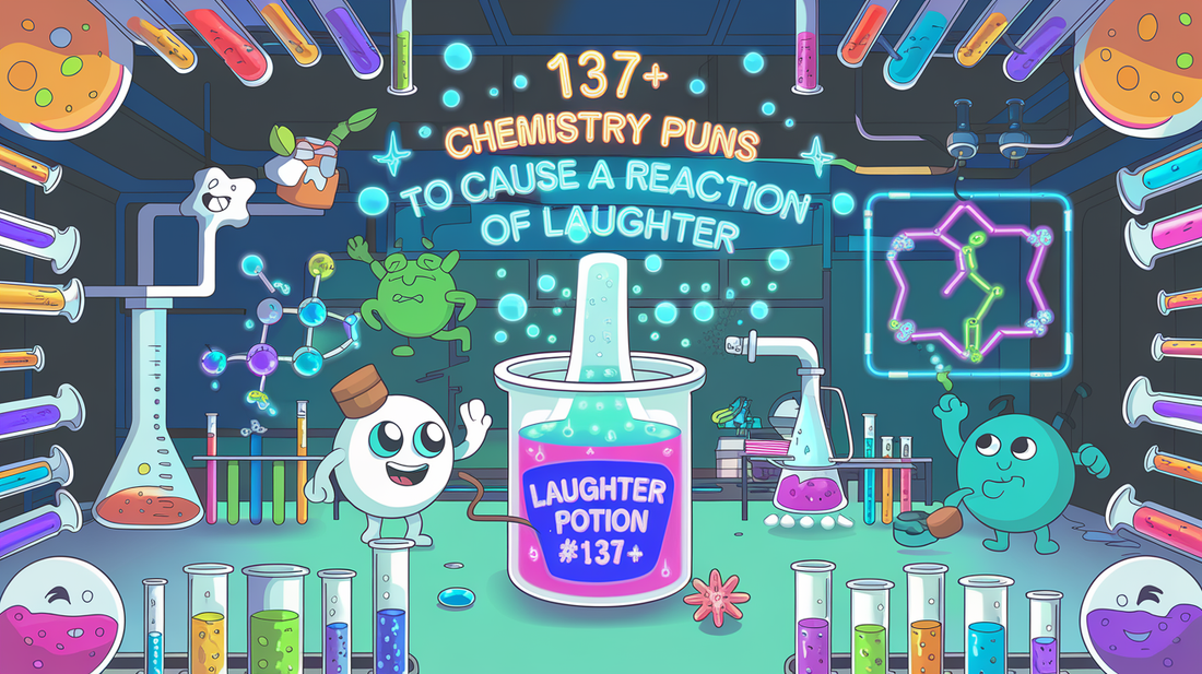 Featured image for 137+ Chemistry Puns to Cause a Reaction of Laughter