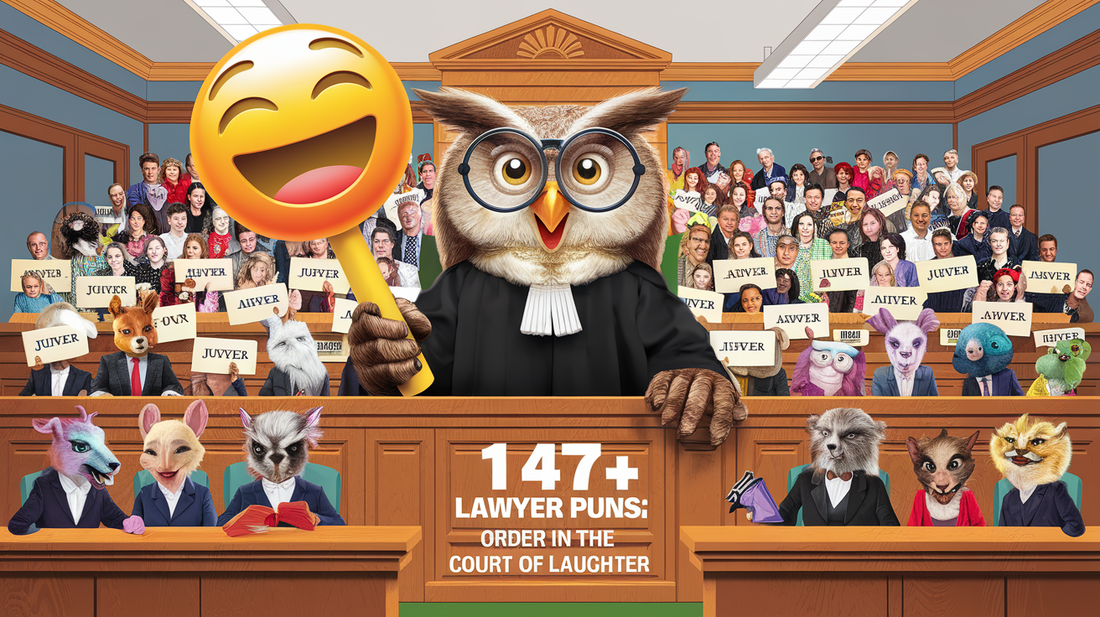 Featured image for 147+ Lawyer Puns: Order in the Court of Laughter