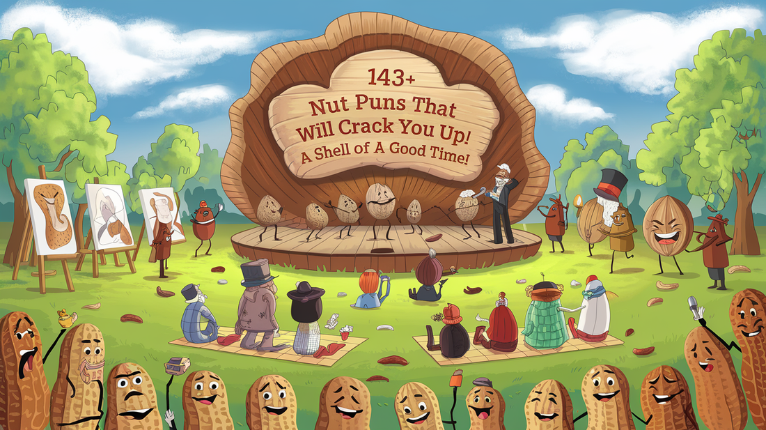 Featured image for 143+ Nut Puns That Will Crack You Up: A Shell of a Good Time!