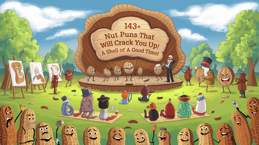 Featured image for 143+ Nut Puns That Will Crack You Up: A Shell of a Good Time!