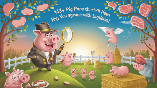 Featured image for 143+ Pig Puns That'll Have You Squealing with Laughter