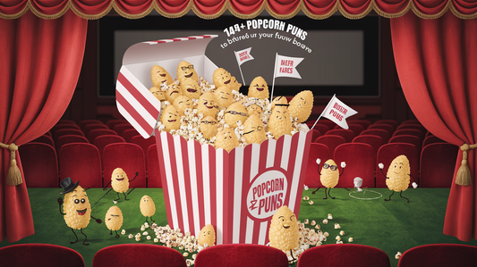 Featured image for 143+ Popcorn Puns to Butter Up Your Funny Bone