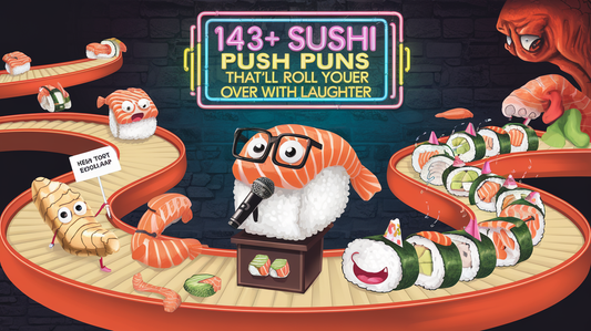 Featured image for 143+ Sushi Puns That'll Roll You Over with Laughter