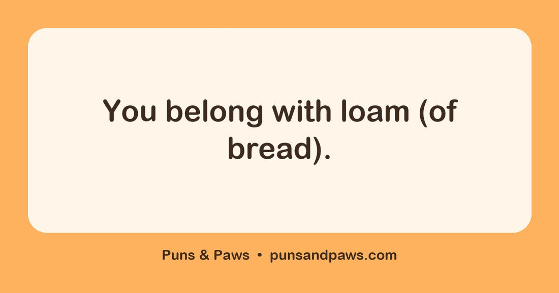Taylor swift bread puns hero card by Puns & Paws: "You belong with loam (of bread)."