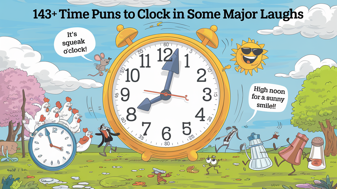 Featured image for 143+ Time Puns to Clock in Some Major Laughs