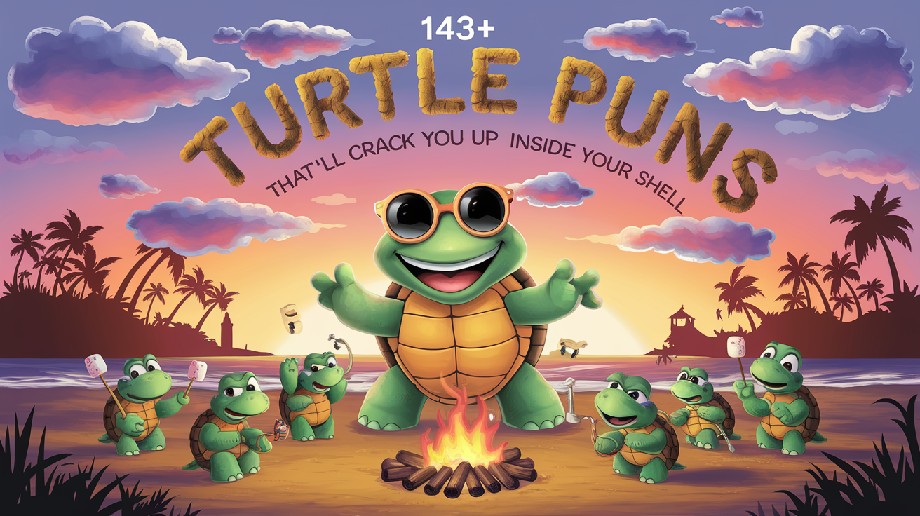 143+ Turtle Puns That'll Crack You Up Inside Your Shell – Puns And Paws