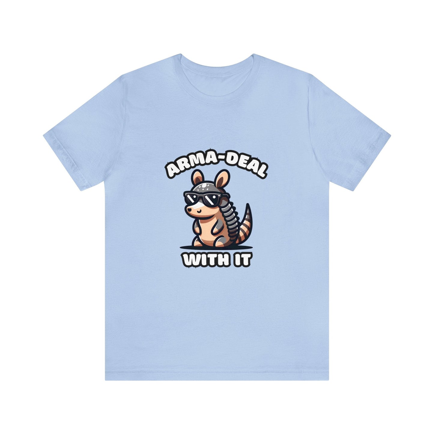 Arma-Deal With It - Armadillo T-shirt Baby Blue / S