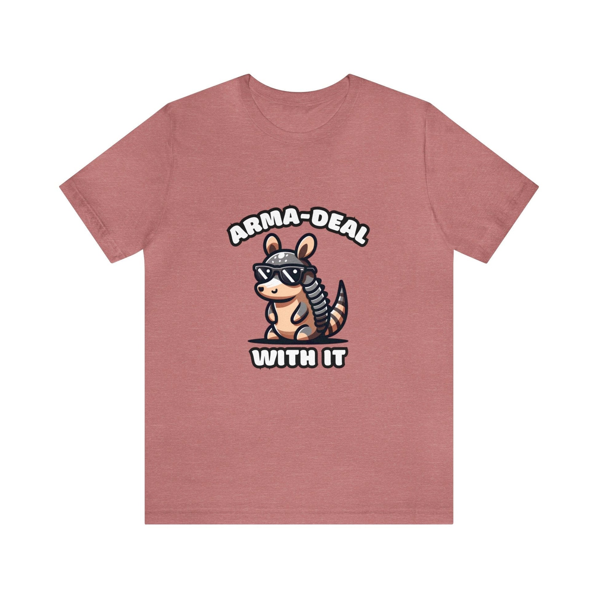Arma-Deal With It - Armadillo T-shirt Mauve / S