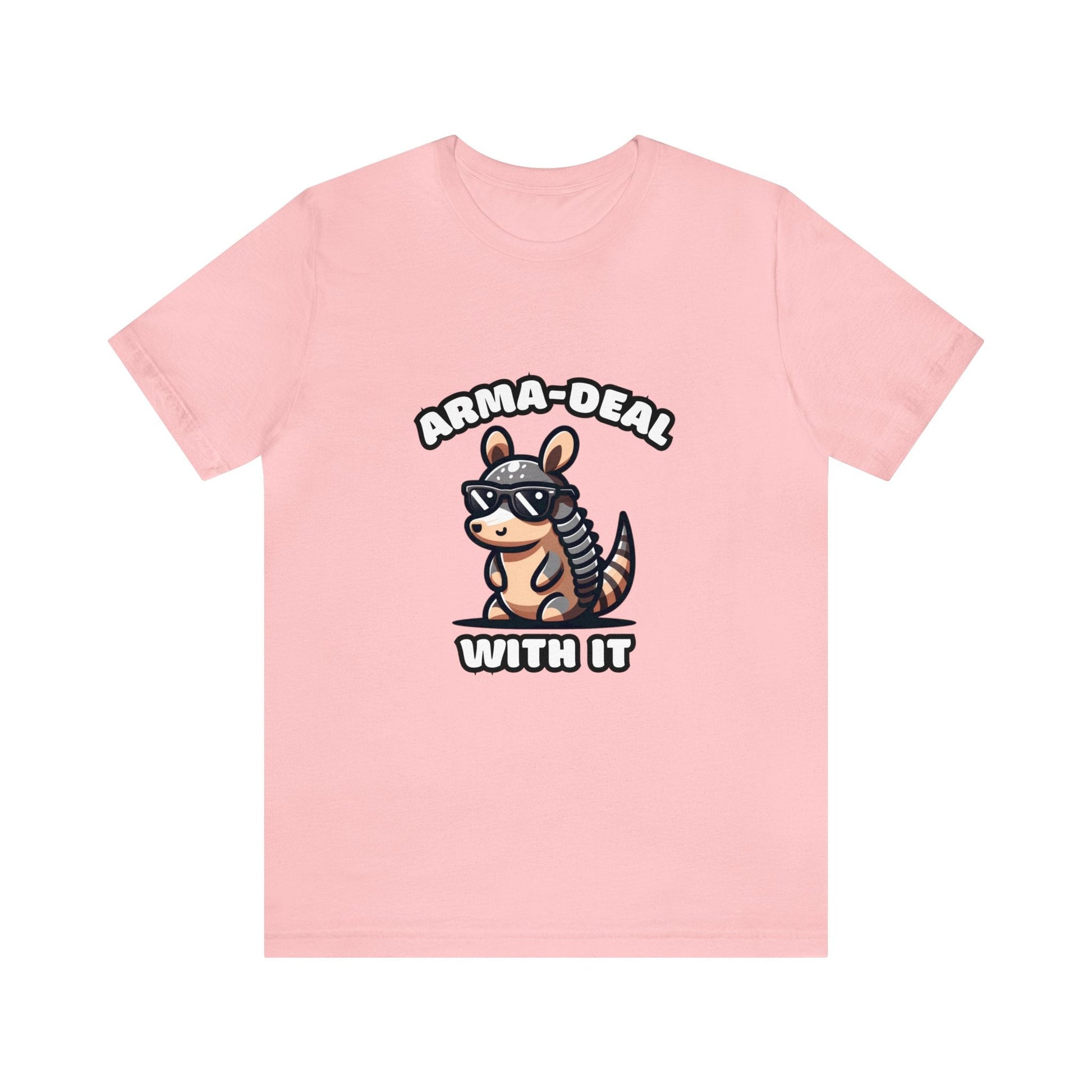 Arma-Deal With It - Armadillo T-shirt Pink / XS
