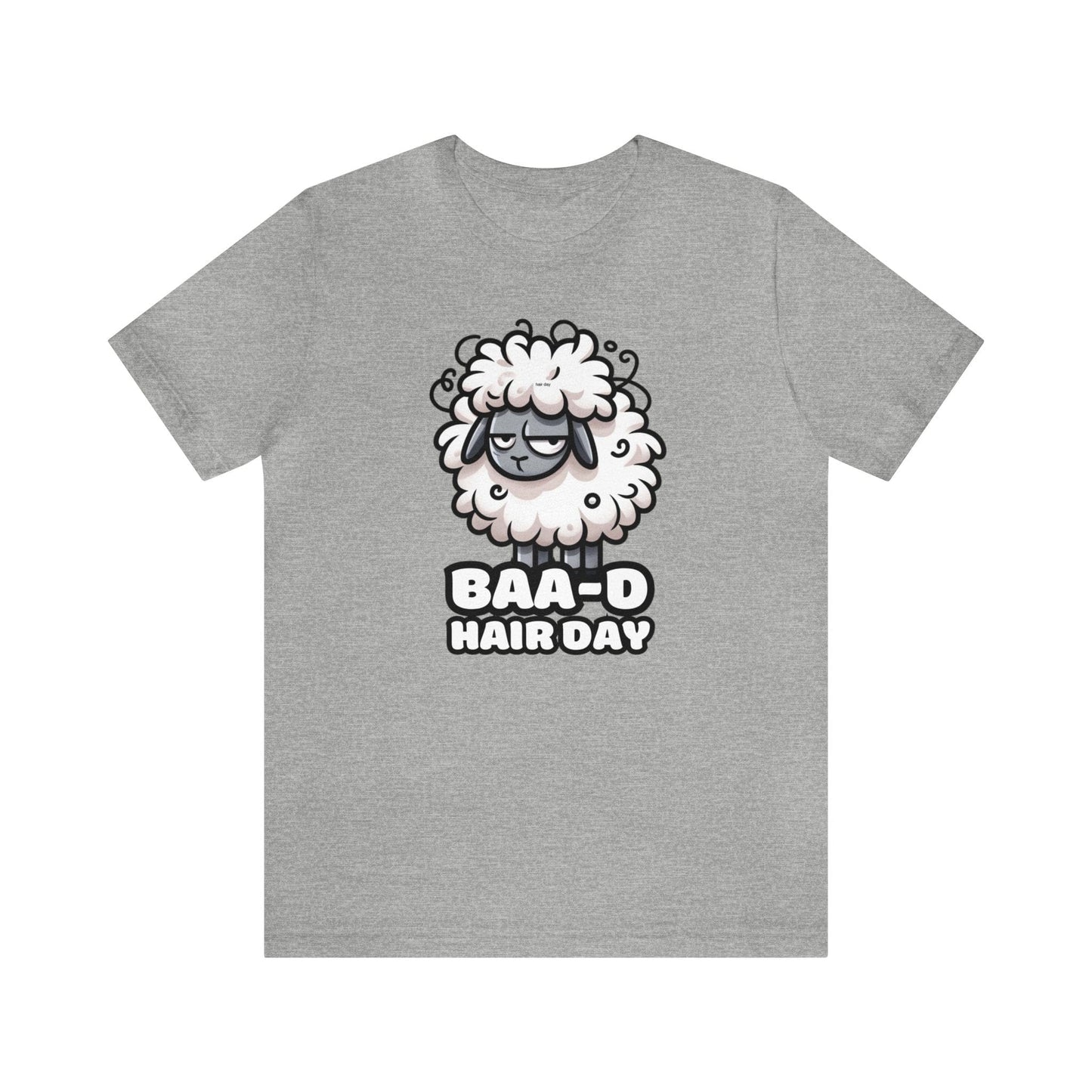 Baa-d Hair - Sheep T-shirt Gray / S