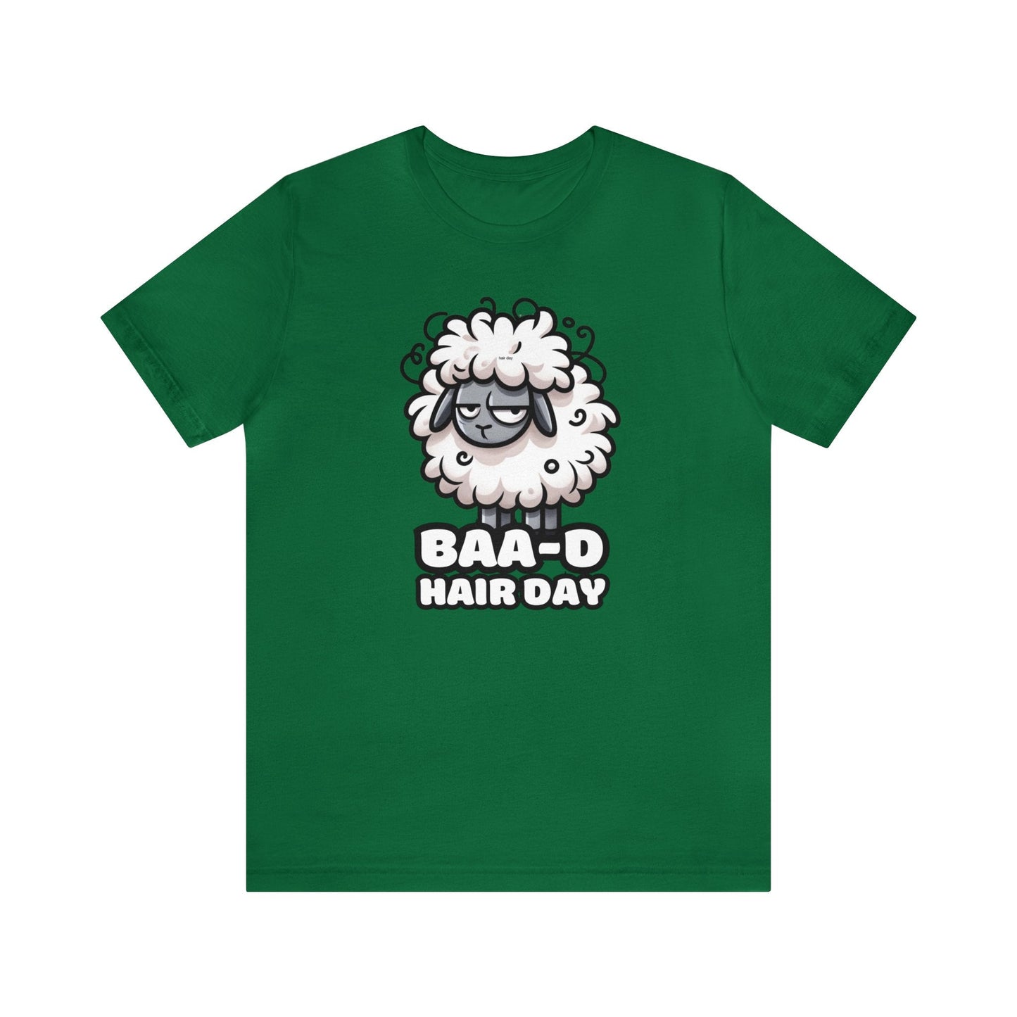 Baa-d Hair - Sheep T-shirt Green / XS
