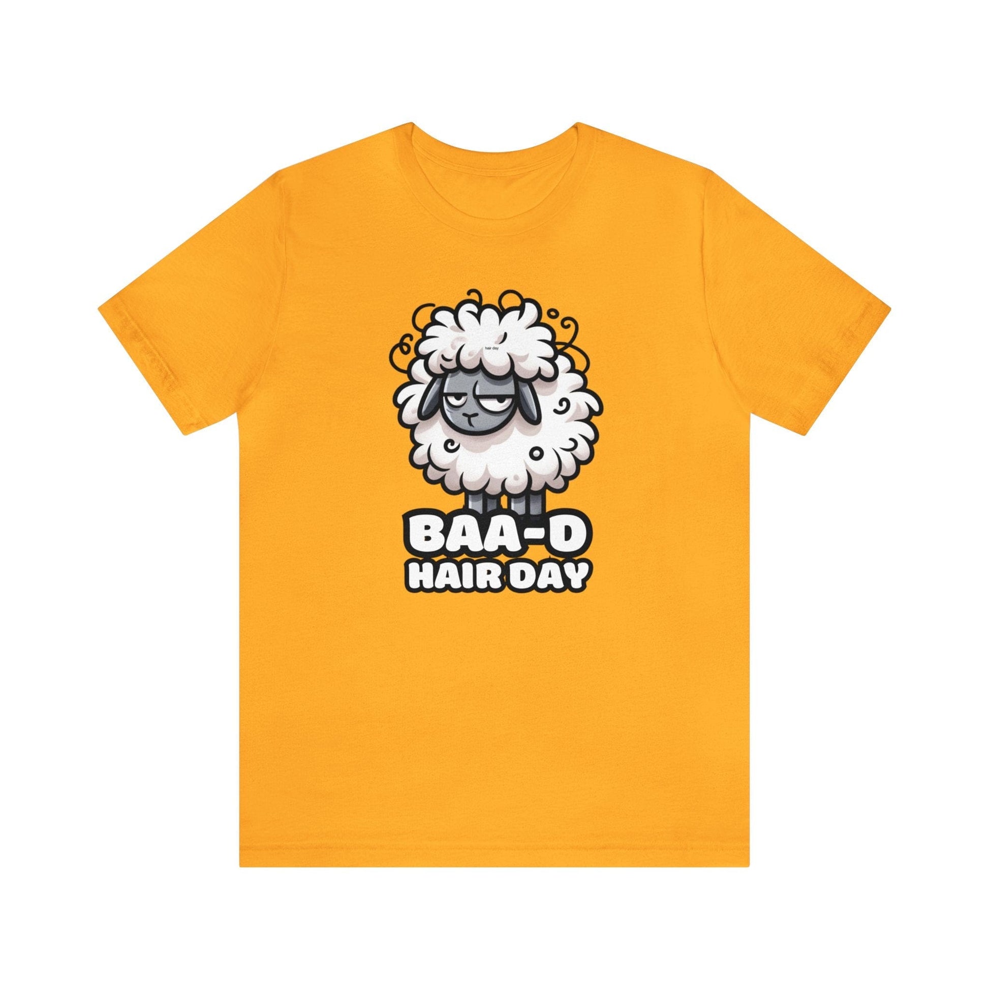 Baa-d Hair - Sheep T-shirt Yellow / XS