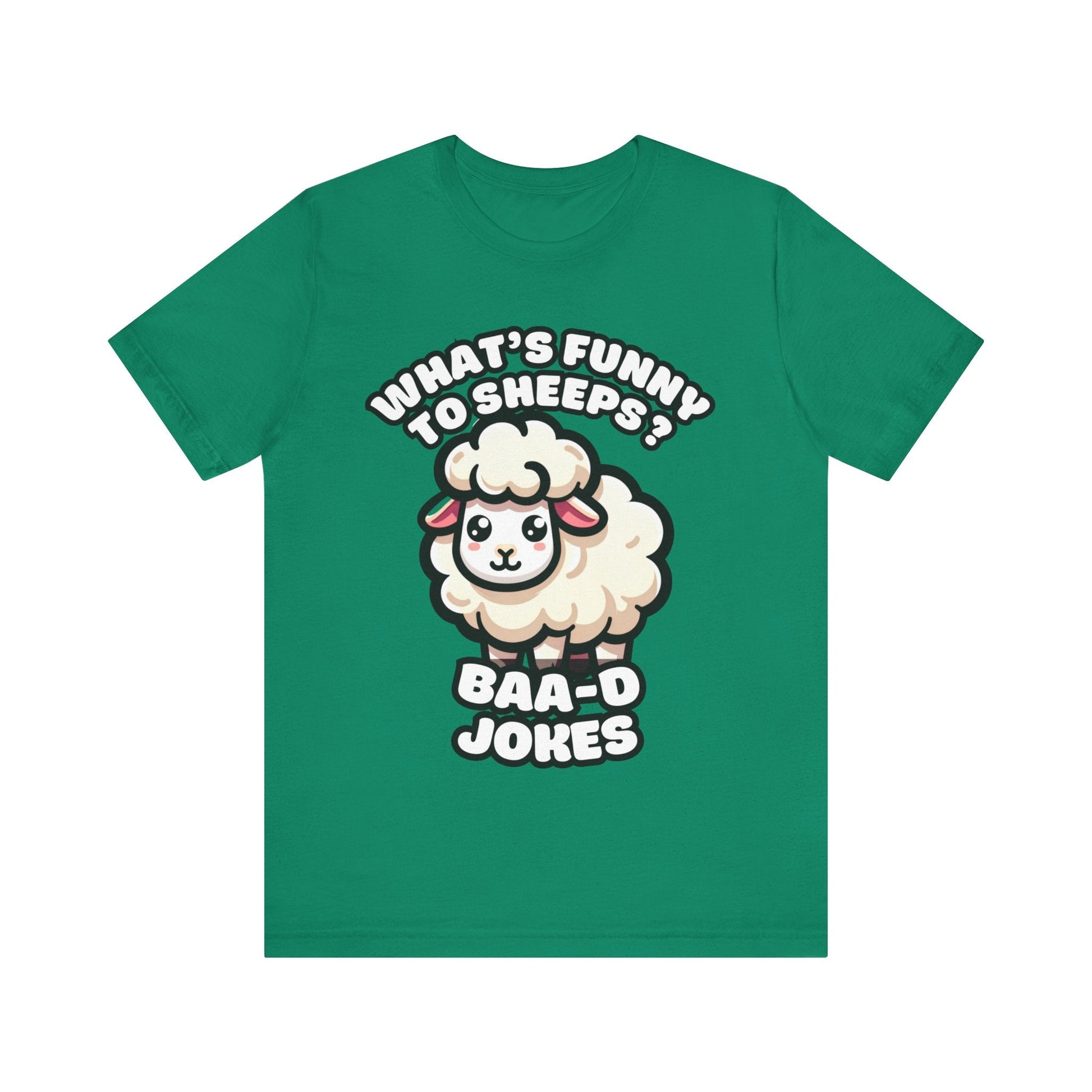 Baa-d Jokes - Sheep T-shirt Kelly / S