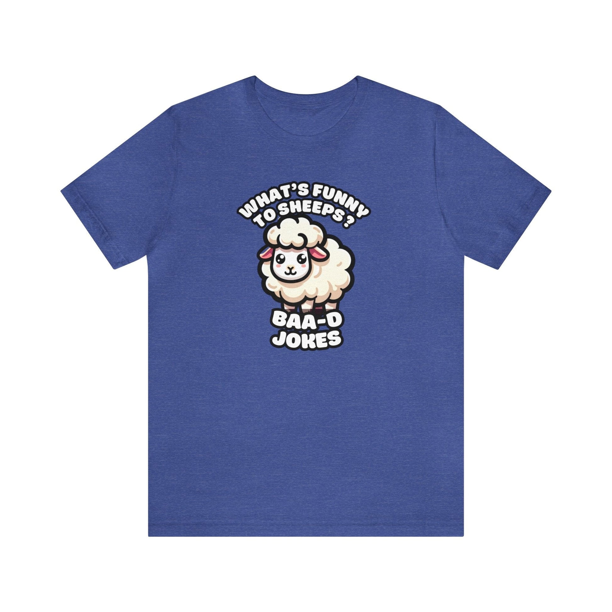 Baa-d Jokes - Sheep T-shirt Royal Blue / S