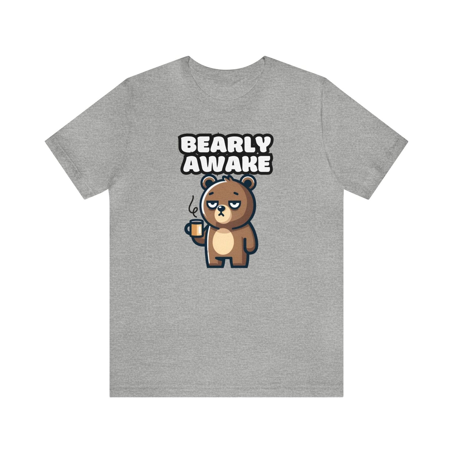 Bearly Awake - Bear T-shirt Gray / S