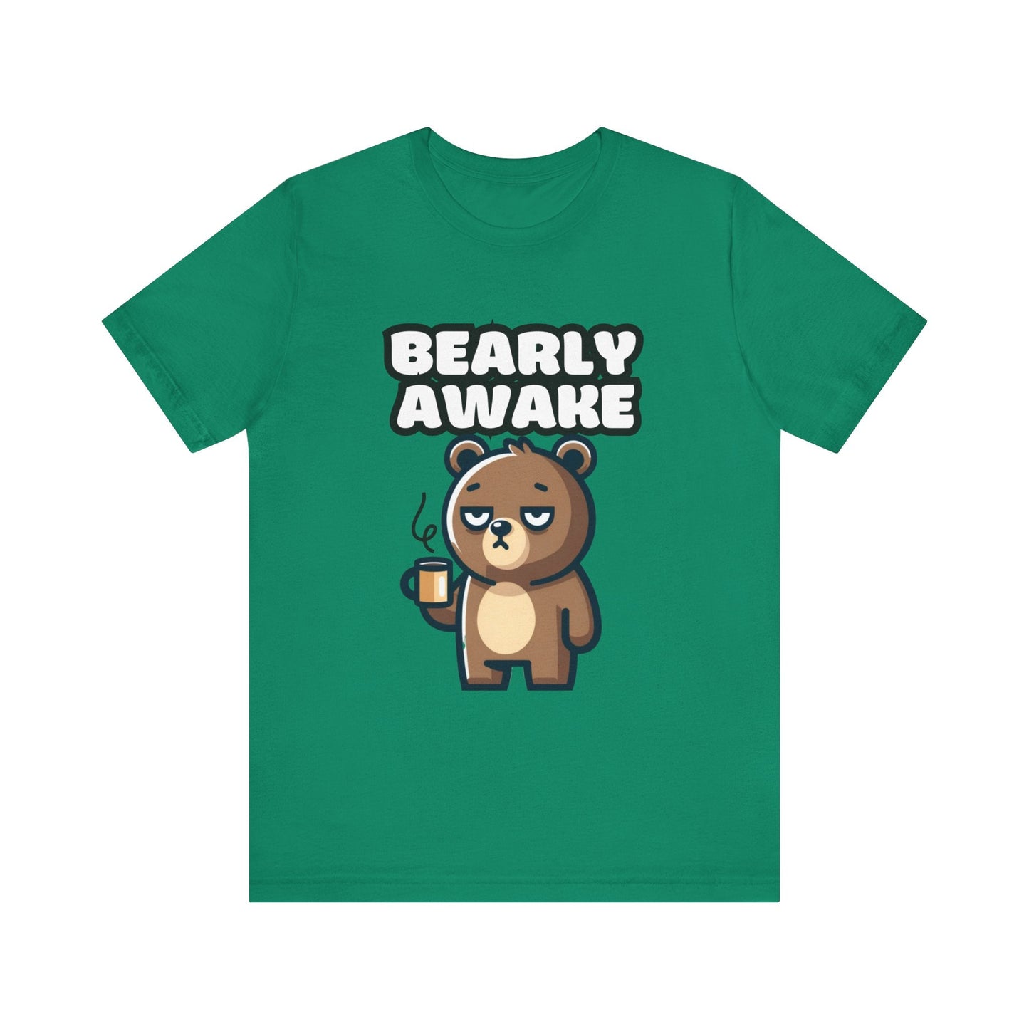 Bearly Awake - Bear T-shirt Kelly / S