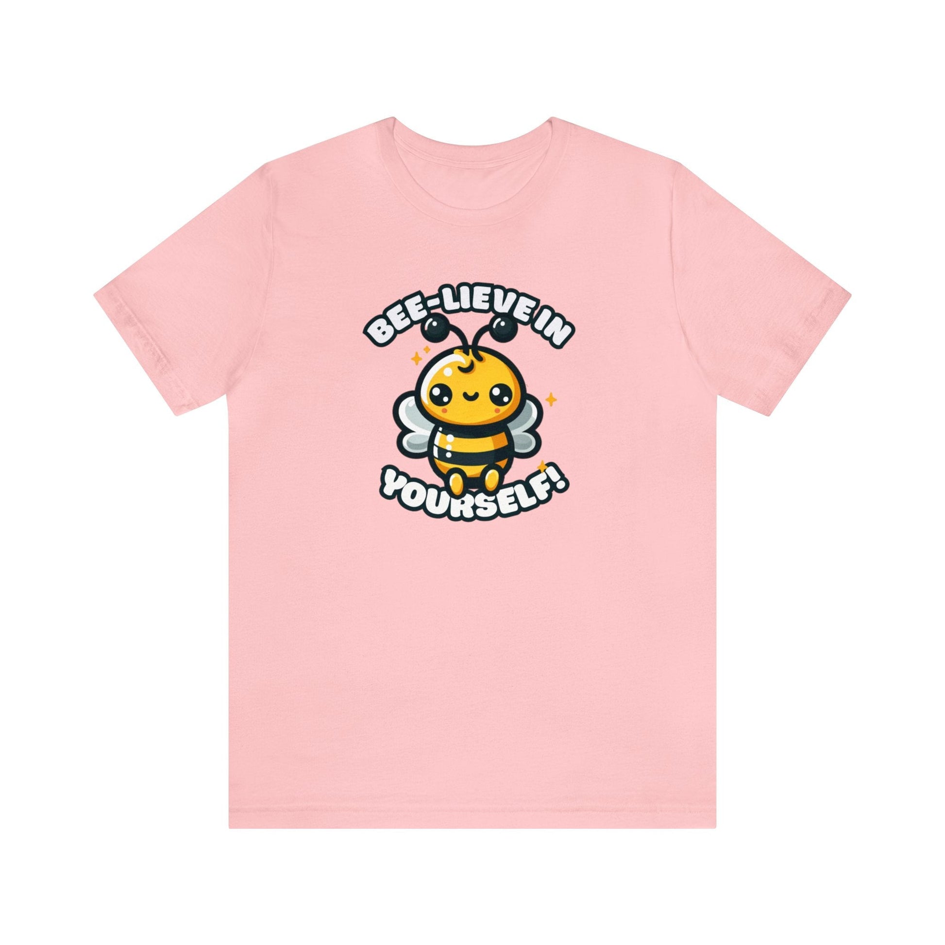 Bee-lieve In Yourself Bee T-shirt Pink / S