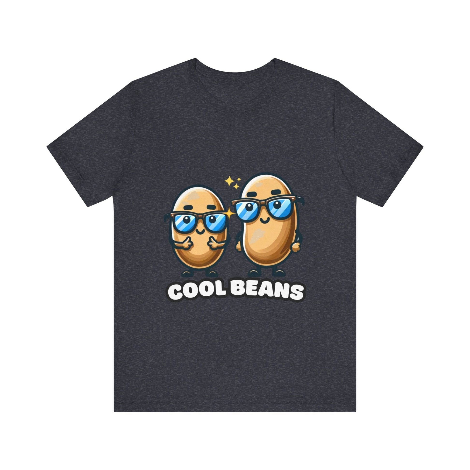 Double Cool beans - Cool beans T-shirt Heather Navy / S