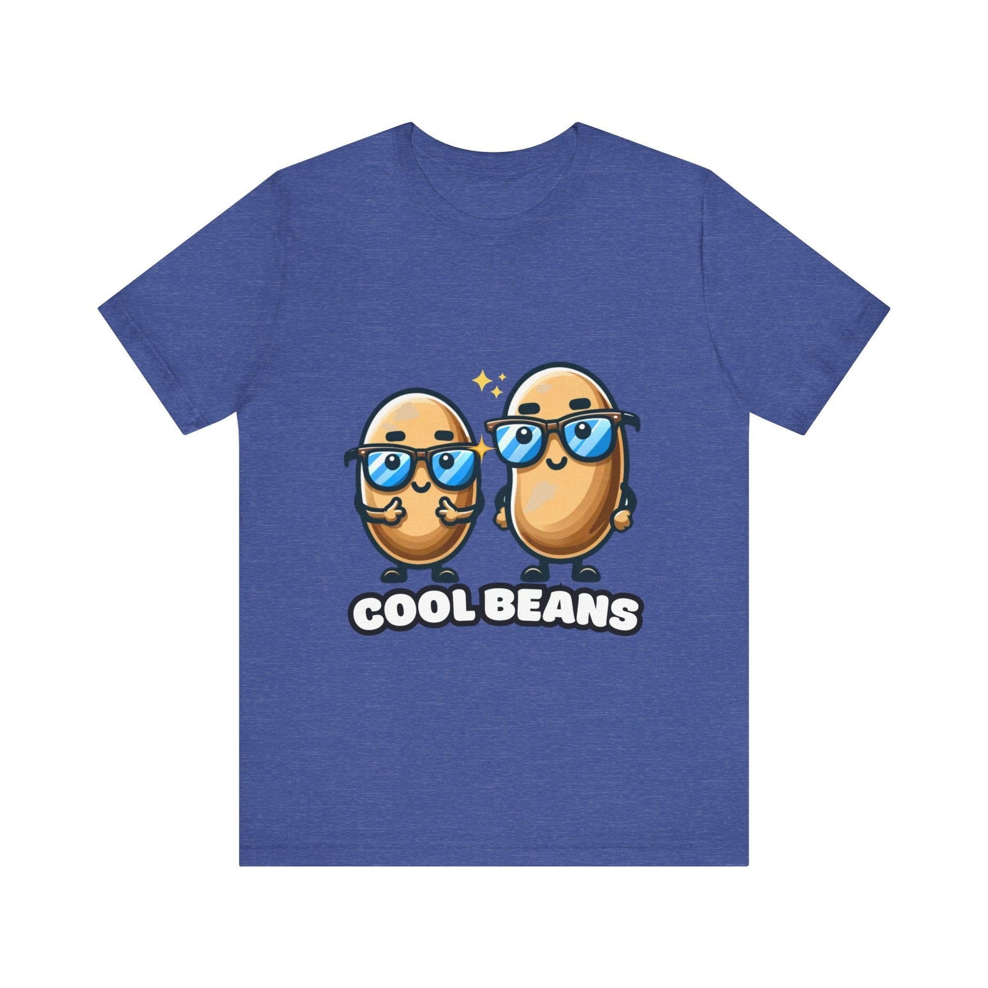 Double Cool beans - Cool beans T-shirt Heather True Royal / S