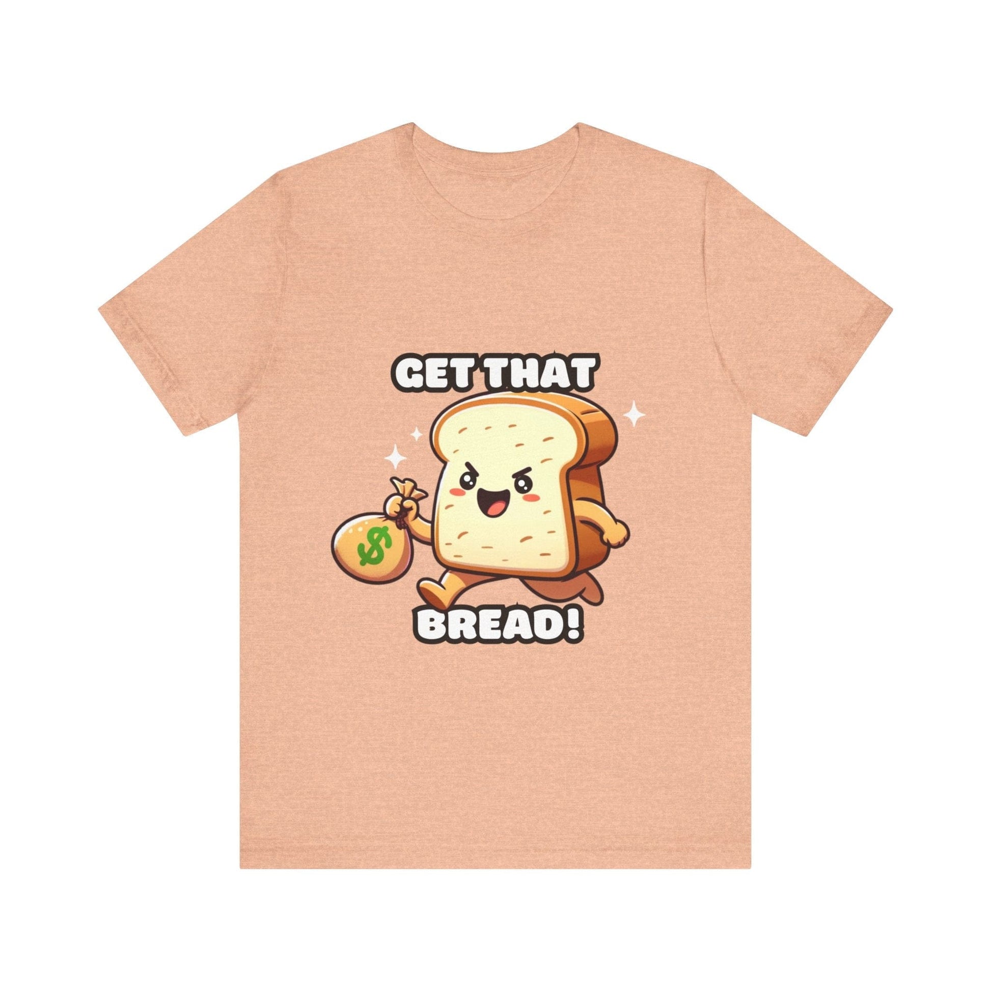 Get that bread - Bread T-shirt Heather Peach / S